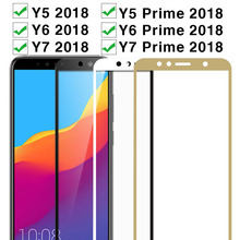 Protective Glass For Huawei Y5 Y6 Y7 Prime 2018 Tempered Glas Case On Huawey Y 5 6 7 5y 6y 7y Y52018 Y62018 Y72018 Protect Film 2024 - buy cheap