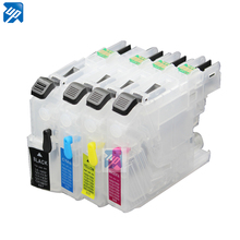5SETS refillable ink cartridge for brother LC123 LC125 LC127 LC121 LC129 with new ARC chip J132W J152W J172W J552DW J752DW 2024 - buy cheap