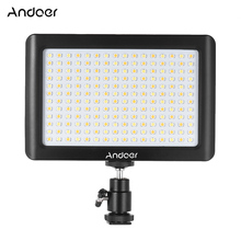 Andoer Mini Studio Video Photography LED Light Panel Lamp 3200K/6000K 192pcs Beads for Canon Nikon DSLR Camera DV Camcorder 2024 - buy cheap