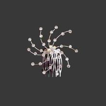 Новый трендовый Родиевые кристаллы вихревой Шарм Модный свадебный гребень для волос украшение для волос аксессуары для выпускного вечера 6 шт. SX 2024 - купить недорого