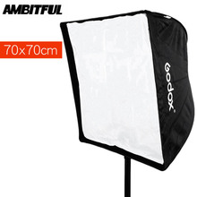 Godox softbox portátil 70*70cm / 28in * 28in photo studio guarda-chuva softbox refletor para flash speedlight 2024 - compre barato