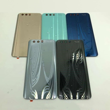 Funda trasera de vidrio templado 3D Original para Huawei Honor 9, piezas de repuesto, cubierta de batería trasera, carcasa de puerta + lente Flash de cámara 2024 - compra barato