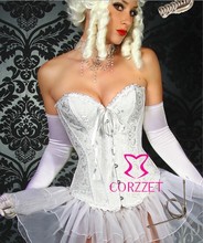 Sexy Pleated Trim Steel Boned Corset Bridal Corset & Bustier Fashion Women Waist Slimming Corsets 2024 - buy cheap