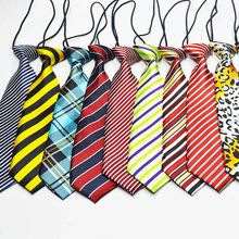 15 Colors Hot Fashion Stripe Plaid Print Neck Tie For School Boys Children Kids Tie Wedding Party Clothes Accessories Elastic 2024 - buy cheap