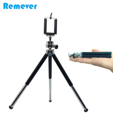 Protable 2 Sections Extendable Metal Mini Tripod with Phone Holder Bracket For Gopro Cameras IPhone Samsung Xiaomi Huawei Phones 2024 - buy cheap