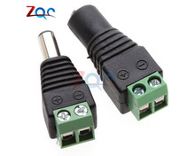 5 x Male + 5 x Female 2.1x5.5mm DC Power Cable Jack Adapter Connector Plug Led Strip CCTV Camera Use 12V 2024 - buy cheap