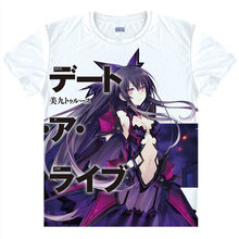 Yoshino T-Shirt Kurumi Tokisaki Shirt fashionable t shirts Anime Cosplay t-shirt t-shirts for boy lolita anime cosplay t-shirt a 2024 - buy cheap