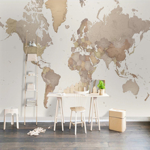 Custom Any Size 3D Wall Murals Wallpaper World Map Wall Painting For Living Room Study Room Bedroom Mural Wall Papers Home Decor 2024 - buy cheap