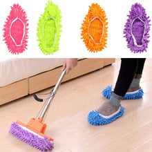 2pcs/1 pair Dust Mop Slipper House Floor Microfibre Fabric Polishing lazy Dusting Cleaning Foot Shoes Cover Car washing Cleaner 2024 - buy cheap