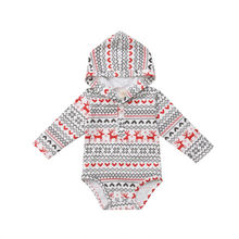 Комбинезон с длинным рукавом для новорожденных мальчиков и девочек, рождественская одежда 2024 - купить недорого