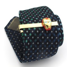 IGame-Clips de corbata de superhéroes para hombre, Material de latón de calidad, barra de corbata de Iron Man dorada, envío gratis 2024 - compra barato