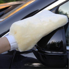 Waterproof Heat Insulation Scratchproof Microfine Fiber Synthetic Plush Car Washing Glove Clean Soft Manual Polishing Auto Parts 2024 - buy cheap