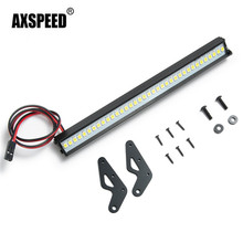 AXSPEED Metal Roof LED light bar for 1:10 Traxxas Trx-4 SCX10 90027 SCX10 II 90046 D90 RC cars with 36 LED lights 2024 - buy cheap