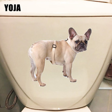 YOJA 21.3*19.8CM Standing Pet Dog Room Wall Decals Decoration Home Toilet Sticker T1-0327 2024 - buy cheap