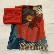 ¡Tela estampada de gasa de seda africana de alta calidad a la moda para que las señoras usen tela de seda estampada suave y cómoda! LXF42503 2024 - compra barato
