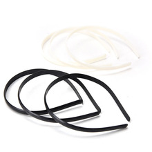 Fashion  10pcs/lot White Black Plain Lady Plastic Hair Band Headbands NO Teeth Headwear Girl Hair DIY Tool Accessories 2024 - buy cheap