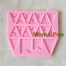 Mom&Pea 1201 Free Shipping Symbols Silicone Mold Cake Decoration Fondant Cake 3D Mold Food Grade 2024 - buy cheap