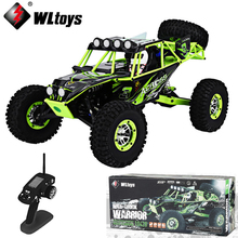 WLtoys 10428 1/10 2.4G 4WD RC Monster Crawler RC Car with LED Light RC rock-climber Remote Control Electric Wild Track Warrior 2024 - buy cheap