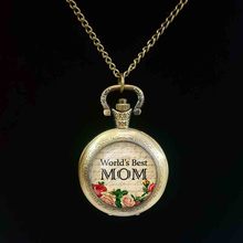 2017 new hot Fashion Mothers day Best Mother pocket watch World's Best MOM pocket watch Mother day jewelry Gift Accessories 2024 - buy cheap