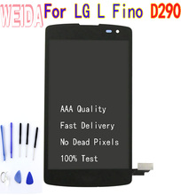 4,5 ''для LG L Fino D290 D290N D295 ЖК-дисплей с сенсорным экраном дигитайзер сборка без рамки с бесплатным инструментом 2024 - купить недорого