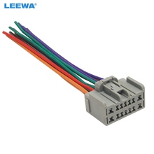 LEEWA 40pcs Car CD/DVD Audio Stereo Wiring Harness Adapter For Chevrolet Sail Radio Power Wire Cable (Female) #CA2872 2024 - buy cheap