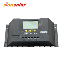 Controlador/regulador de carga Solar 30A 12V/24V PWM con pantalla LCD 2024 - compra barato