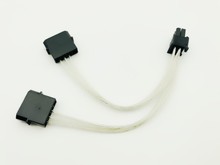 2*4 Pin Molex IDE к 6Pin PCI-E графическая карта адаптер питания для ПК видеокарты соединительный кабель преобразователь шнур для Mininig 2024 - купить недорого