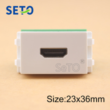 SeTo 128 Type HDMI Plug Module Free Welding Connector Keystone For Wall Plate Socket 2024 - buy cheap