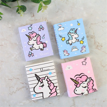 Cute Cartoon Unicorn Memo Pad  N Times Sticky Paper Student Kawaii Notes Memo Notepad Gift Stationery Supplies 1 Pcs 2024 - buy cheap