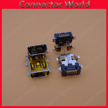 Conector de soquete com mini usb de 10 pinos, conector de tomada com 10 pinos para mp3, mp4, mp5 e pc, tablet e netbook, porta fêmea de carregamento 2024 - compre barato