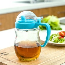 BF050 The kitchen multifunctional oil 550ML. large capacity oil bottle with cover glass pot health 17*9cm free shipping 2024 - buy cheap