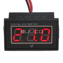 Waterproof Digital Voltmeter DC 15~120V Volt Meter/Voltage Tester 0.56" Red Led Voltage Meter 2024 - buy cheap