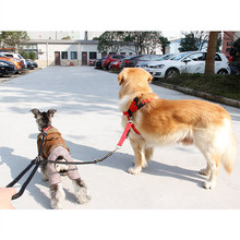 Durable Ajustável Controle de Segurança Trela Do Cão Dupla para Dois Cães contenção Twin Chumbo 2 Way Dois Cães de Estimação Andando Tração corda 2024 - compre barato