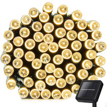 Lâmpadas led externas à prova d'água, f5, 50/100/200/500, led, cordão de luzes, fada, fim de ano, natal, festa, guirlandas, jardim, iluminação