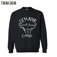Tarchia demamp acampamento carta impressão hoodies 2022 oversized novos homens de manga longa hip hop sweatshirts masculino hombre sportwear com capuz topos 2024 - compre barato