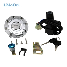 LMoDri Motorcycle Ignition Switch Gas Cap Fuel Tank Cover Seat Lock key Set For Yamaha YZF R1 R6 YZF-R1 YZF-R6 1992 - 2012 199 2024 - buy cheap