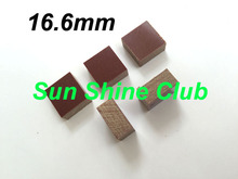 Free shipping 5pcs/lot New 2016 Square-Shape Bakelite Billiards Pool Cue Tips Coffee for Jump Punch cue Billiard accessories 2024 - buy cheap