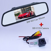 Hot sale 4.3" TFT Color LCD Auto Parking Rearview Monitors mirror for VW Polo Golf Jetta Magotan Passat B6 Bora 2024 - buy cheap