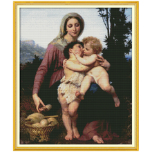 14/16/18/27/28  Holy Mother & Holy Son(6) Counted Cross Stitch 11 14CT Cross Stitch  Cross Stitch Kits Embroidery Needlework 6TH 2024 - buy cheap