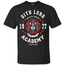 Мужская футболка с принтом, хлопковая футболка, Sith Lord Academy 77, женская футболка с короткими рукавами и круглым вырезом 2024 - купить недорого