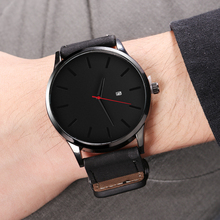 erkek kol saati Fashion Sport Watch Men Watch Leather Men's Watch Men Calendar Watches Male Clock reloj hombre relogio masculino 2024 - buy cheap