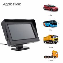 4.3 Inch DC 6-32V HD 480 x 234 Resolution 2-Channel Video Input TFT-LCD Car Monitor for Rear View Camera / DVD / VCD 2024 - buy cheap