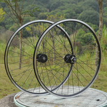 Mi. xim conjunto de discos de freio v para mountain bike, 20 polegadas, conjunto de rodas de bicicleta v com aro preto 406, peças de cubo de freio a disco 2024 - compre barato