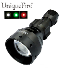 UniqueFire 1504 T67 XRE Green/Red/White Light Led Flashlight 3 Modes Lanterna Zoom Torch for Night Camping, Hunting, Fishing 2024 - buy cheap