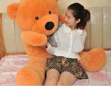 stuffed animal 120 cm teddy bear plush toy soft bear doll light brown colour gift w2923 2024 - buy cheap