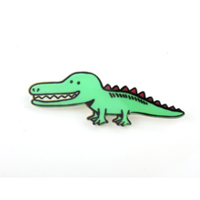 1PC Fashion European Brooch Crocodile Lapel Pin Safety Cartoon Pins Brooches Scarf Buckle Broches Badge Shirt Collar 2024 - buy cheap