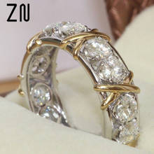 Женское кольцо с турмалином ZN, романтическое кольцо для влюбленных, Размер 6 7 8 9 10 2024 - купить недорого