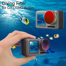 Фильтр для дайвинга CPL Полярный фильтр для DJI OSMO Action ND 4 8 16 32 УФ-фильтр для защиты объектива для экшн-камеры OSMO аксессуары для объектива 2024 - купить недорого