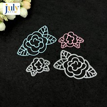 Julyarts Flowers Metal Cutting Dies Stencils for DIY Scrapbooking Photo Album Decorative Embossing Paper Cards Crafting Die Cuts 2024 - buy cheap