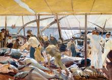 seascape art The Tuna Catch by Joaquin Sorolla y Bastida reproduction paintings High quality Hand painted 2023 - buy cheap